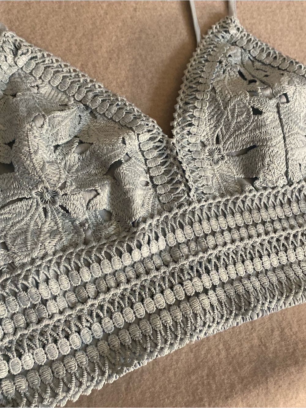Delicate Crochet Lace Top  Bralette